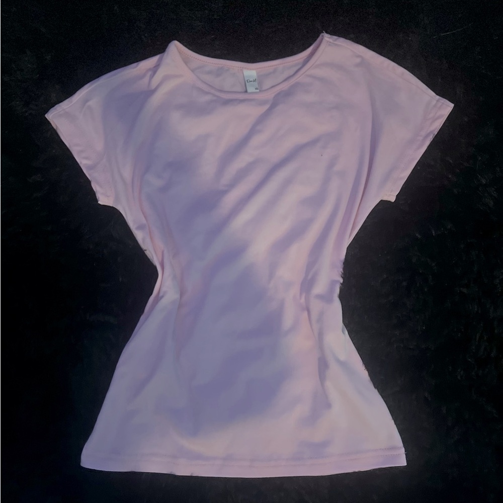 hi! im selling this Pink Minimal Shirt